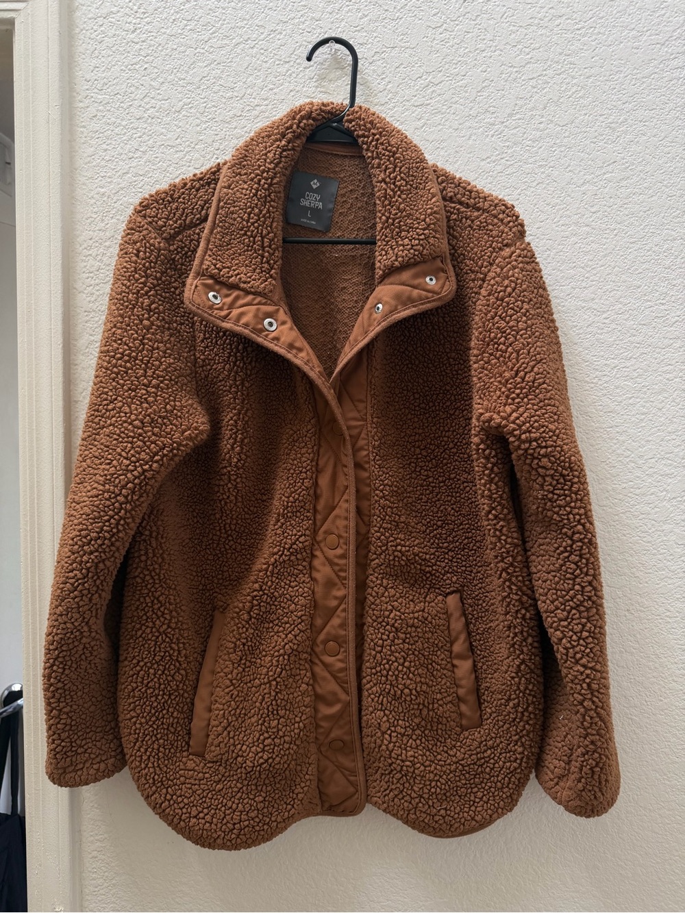 Women's Brown Teddy Jacket